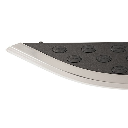 Dee Zee Running Board - NXc Board BR/RB BLACK TOP W/ VACUUM METALIZED TRIM(bra DZ16202